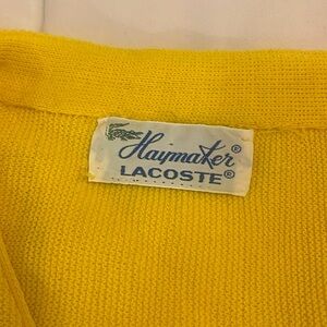 Vintage 70’s Haymaker Lacoste cardigan